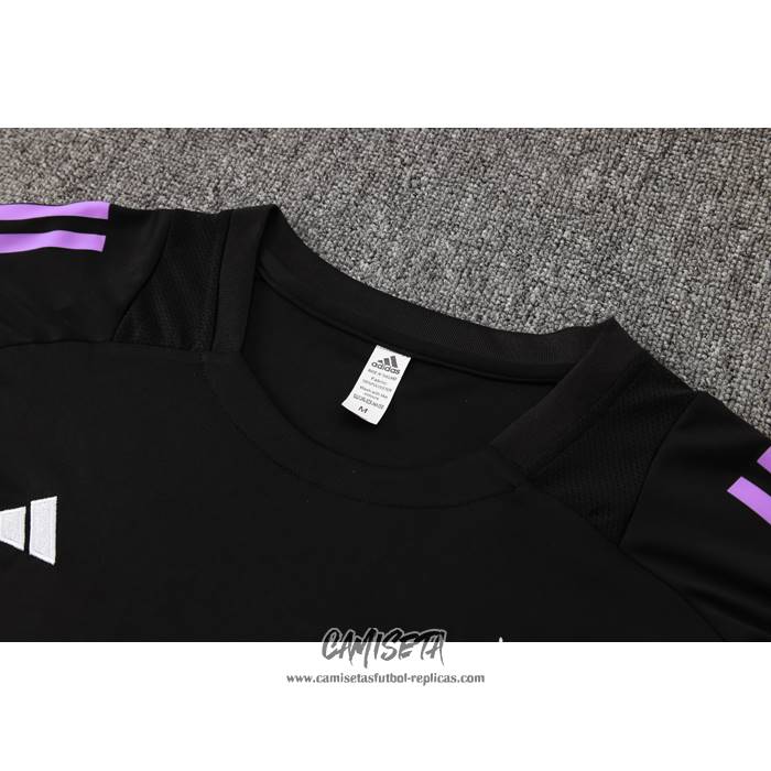 Chandal del Alemania 2024-2025 Manga Corta Negro - Pantalon Corto